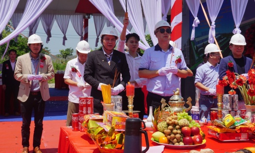 LỄ ĐỘNG THỔ CÔNG TRÌNH XÂY DỰNG MỚI NHÀ XƯỞNG CÔNG TY TNHH MANDARIN FOUNDRY